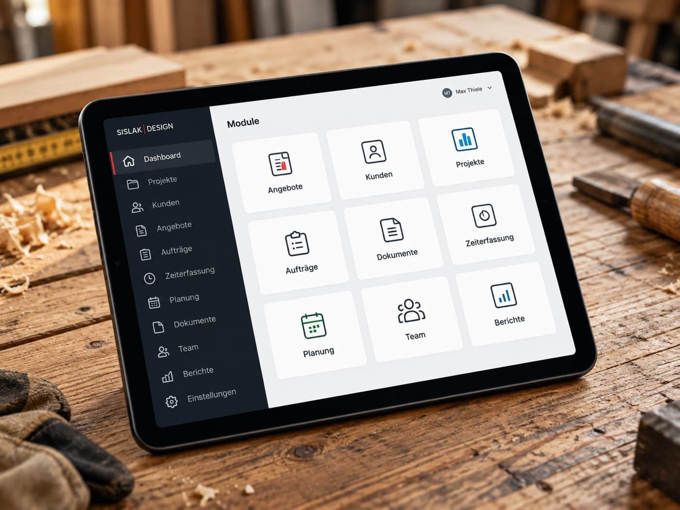 Digitale Prozesse im Handwerksbetrieb – Auftrags- und Kundenverwaltung auf dem Tablet